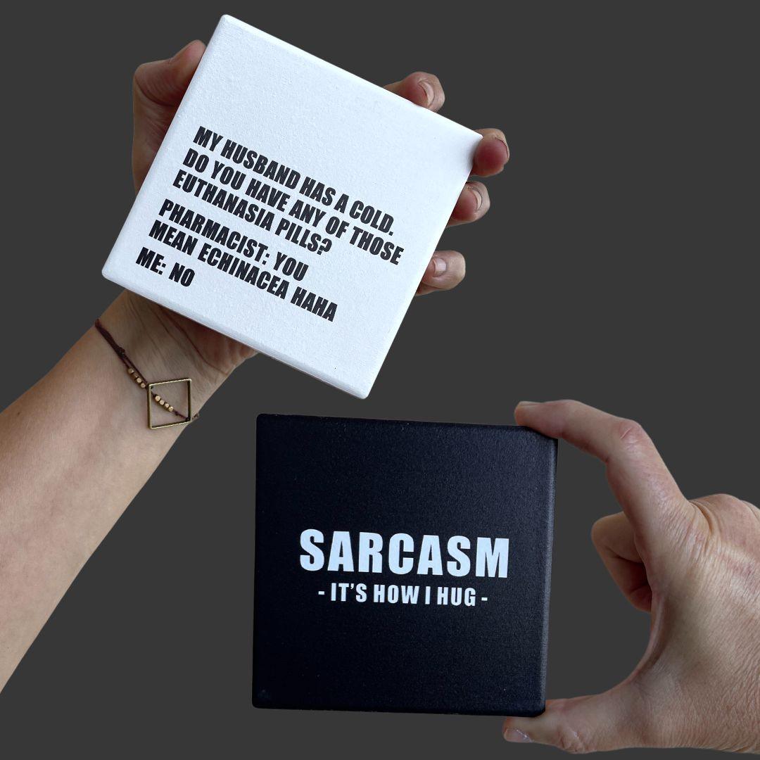 Squareware | Sarcasm Hug - Let's Be Frank Australia